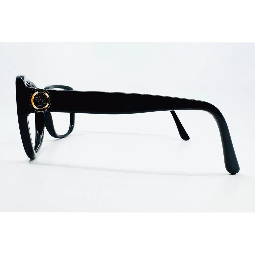 Tory Burch Eyeglasses Womens Black TY7086 1312/13 Cat Eye Logo 55-18-135